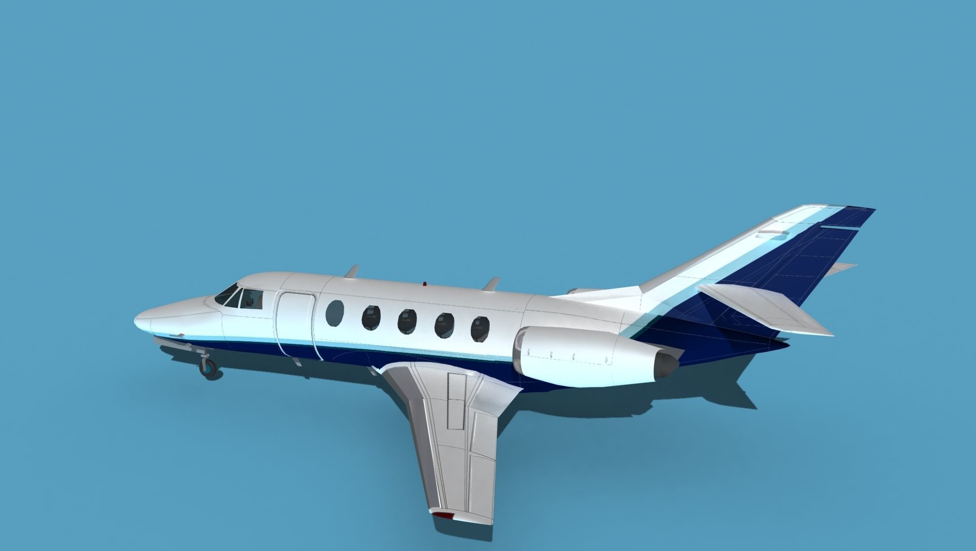 Dassault Falcon 20 V06 3D model_8