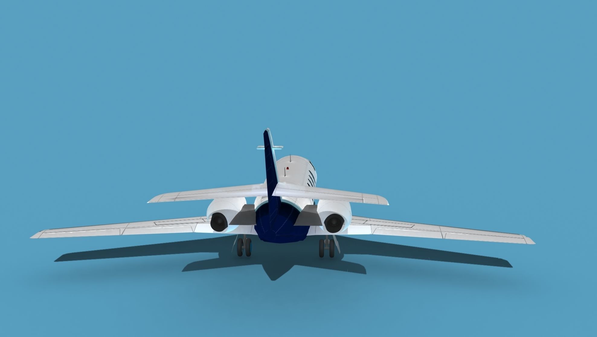 Dassault Falcon 20 V06 3D model_6