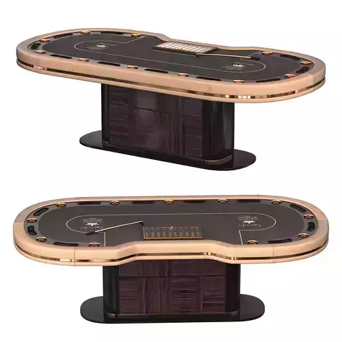 TEXAS HOLDEM MOON POKER TABLE