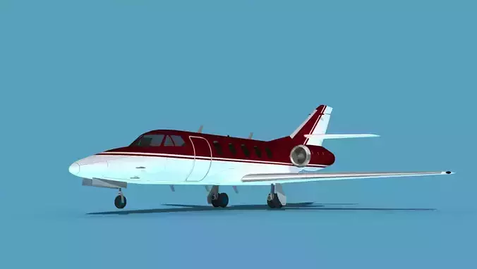 Dassault Falcon 20 V13 3D model