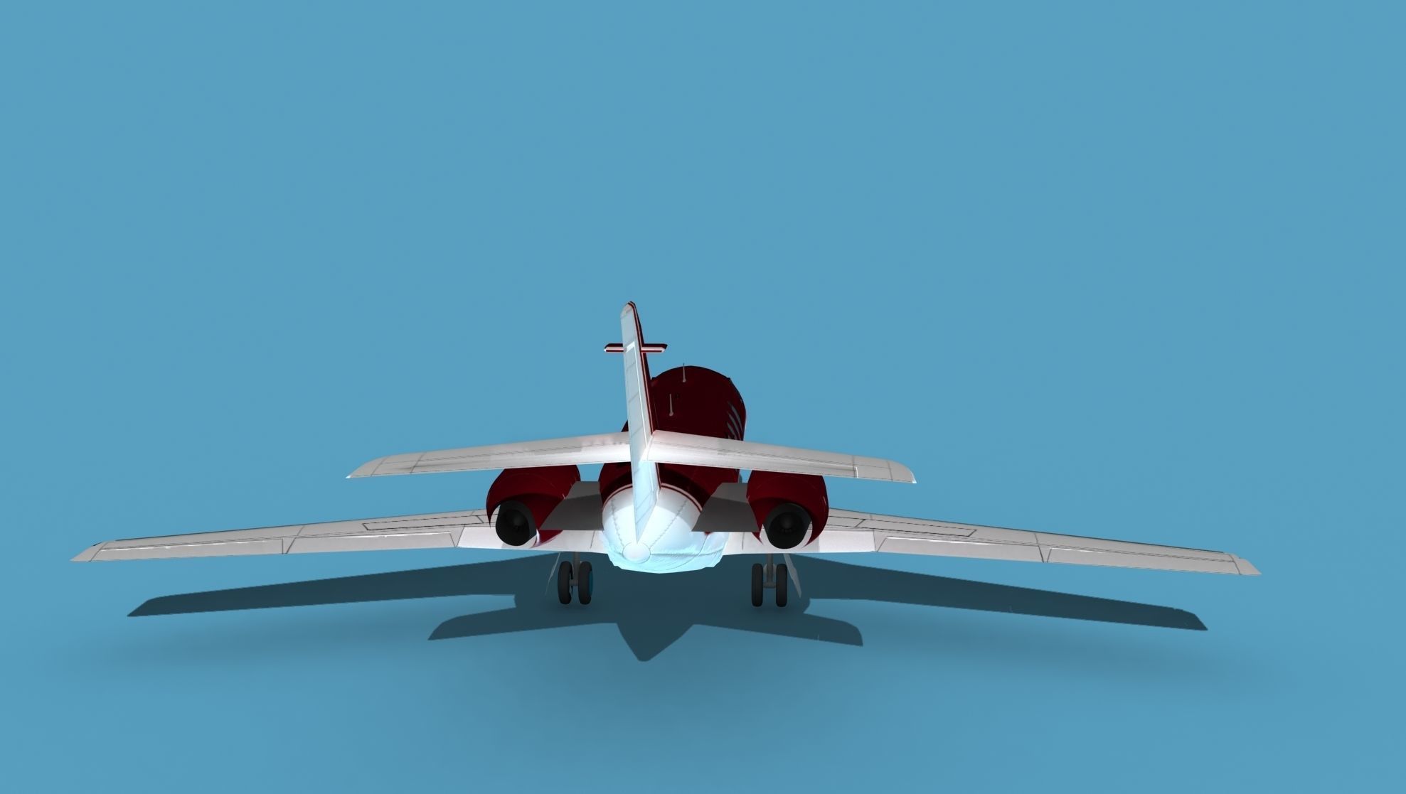 Dassault Falcon 20 V13 3D model_6
