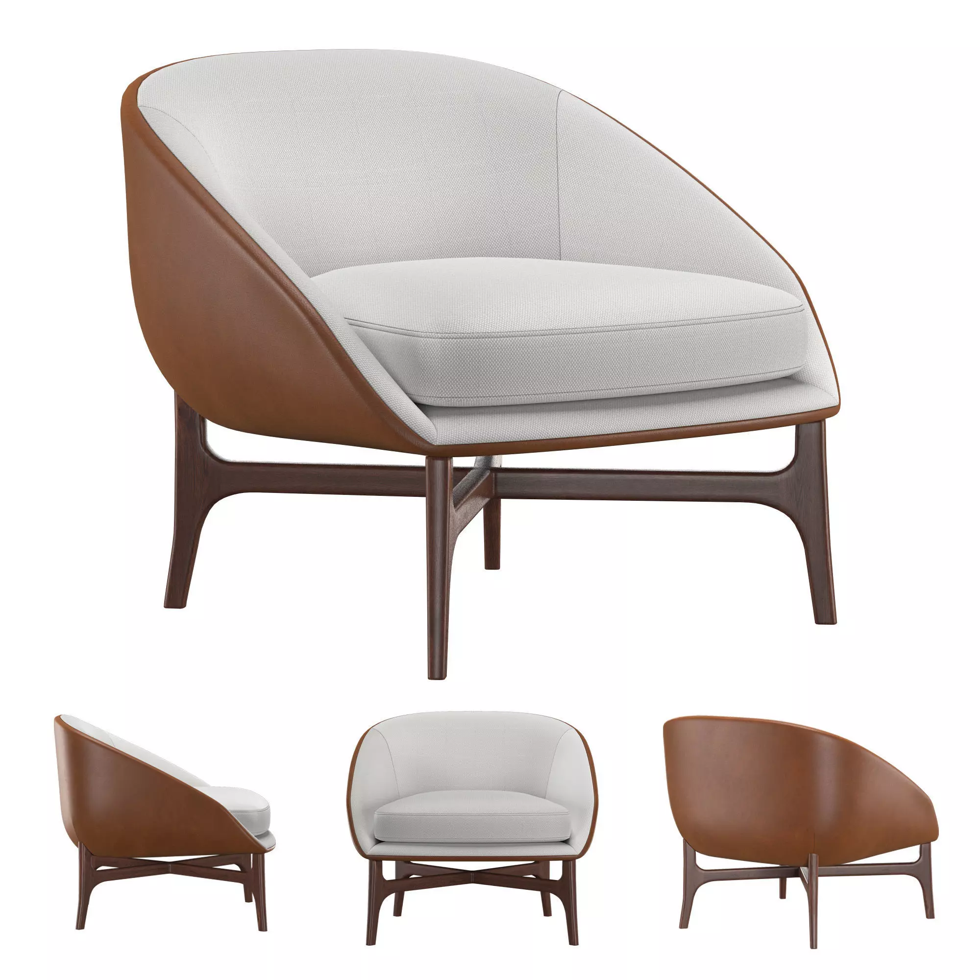 KAN LOUNGE CHAIR 3D model