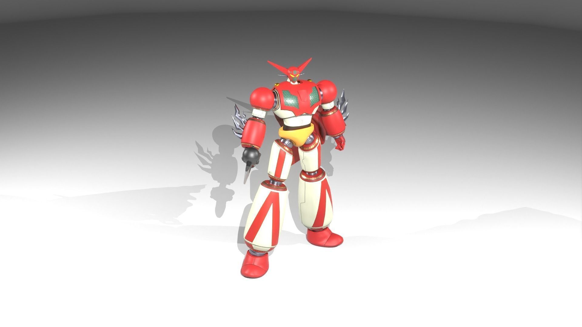 Getter Robo 3D print model_3