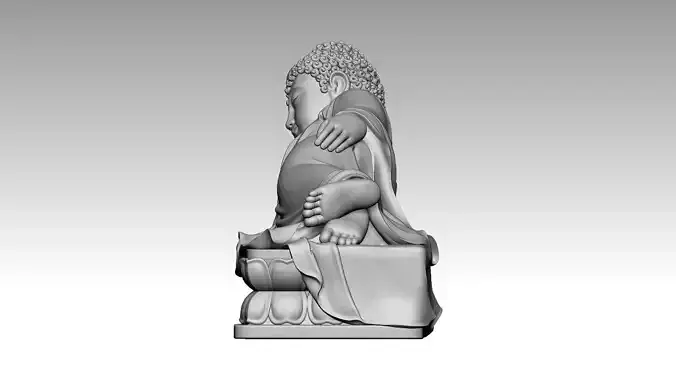 Buddha Nirvana 1 3D print model
