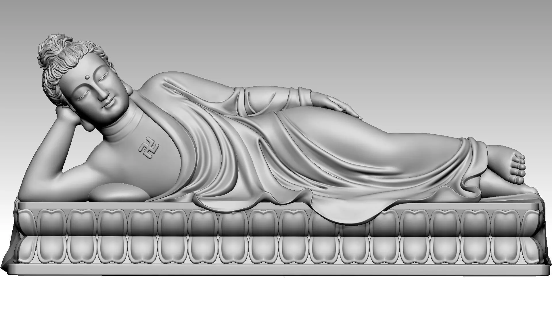 Buddha Nirvana 2 3D print model_0