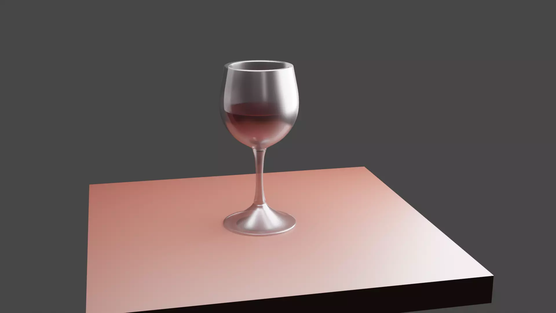 Wine in the bottle Low-poly 3D model_0