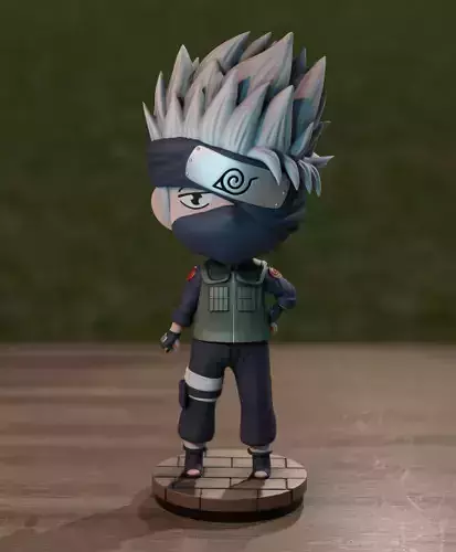 Kakashi Chibi - STL Easy Printing