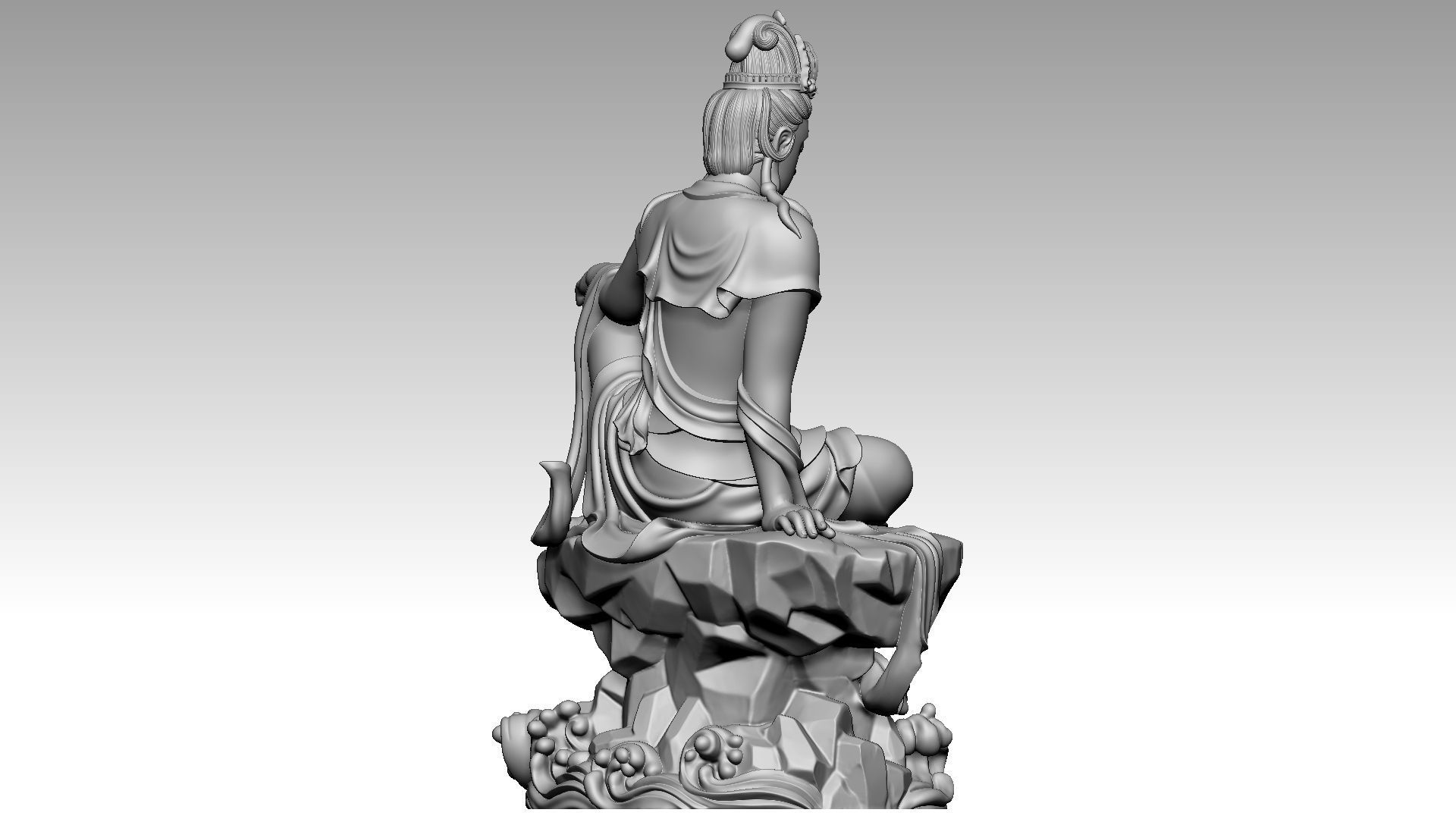 Avalokiteshvara Buddha 4 3D print model_5