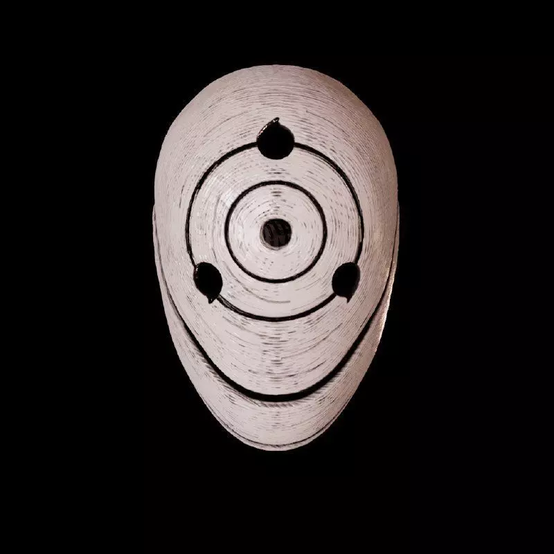 Madara Mask Remake - Easy printing 3D print model_0
