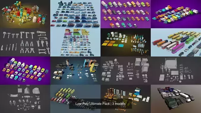 Low Poly Ultimate Pack