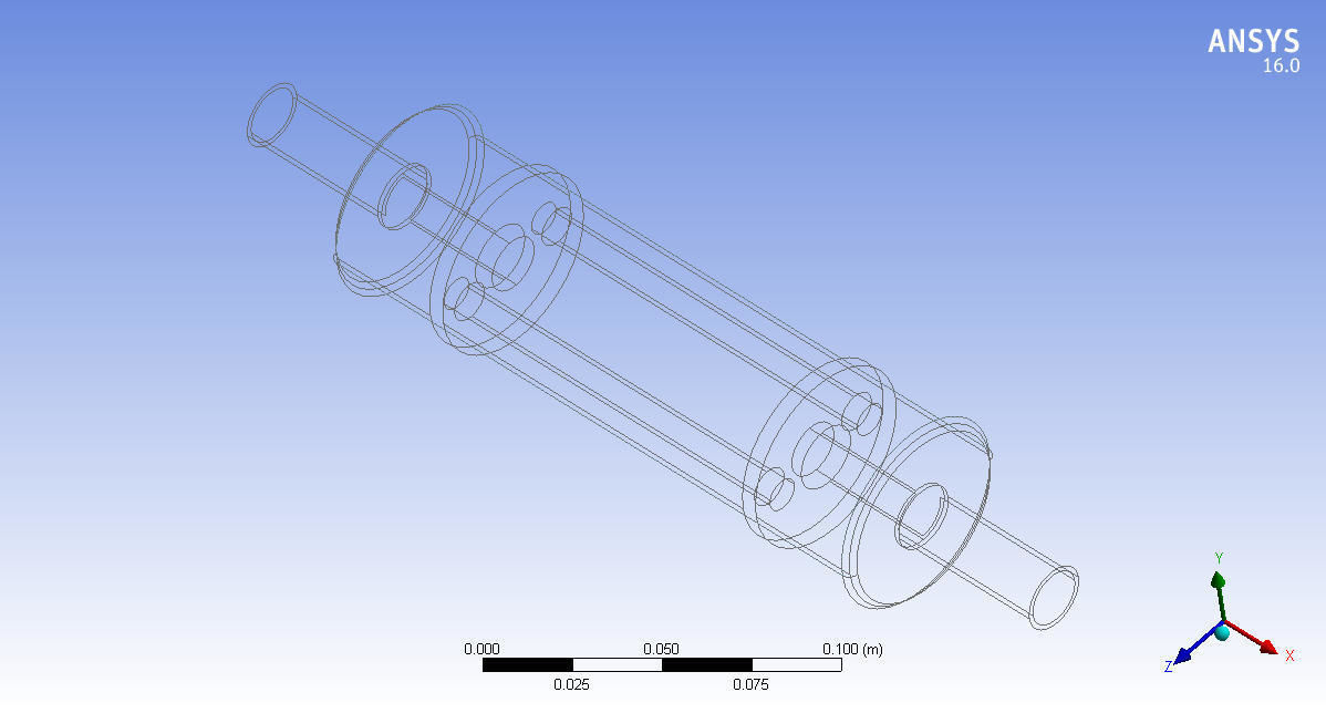 Muffler 3d model mechanical object 3D model_1