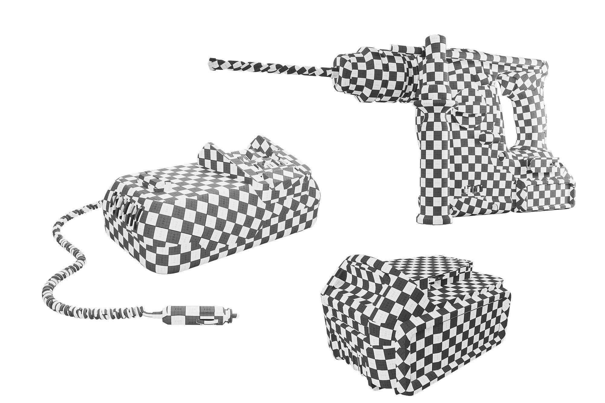 Dewalt 18V XR Brushless 3D model_9