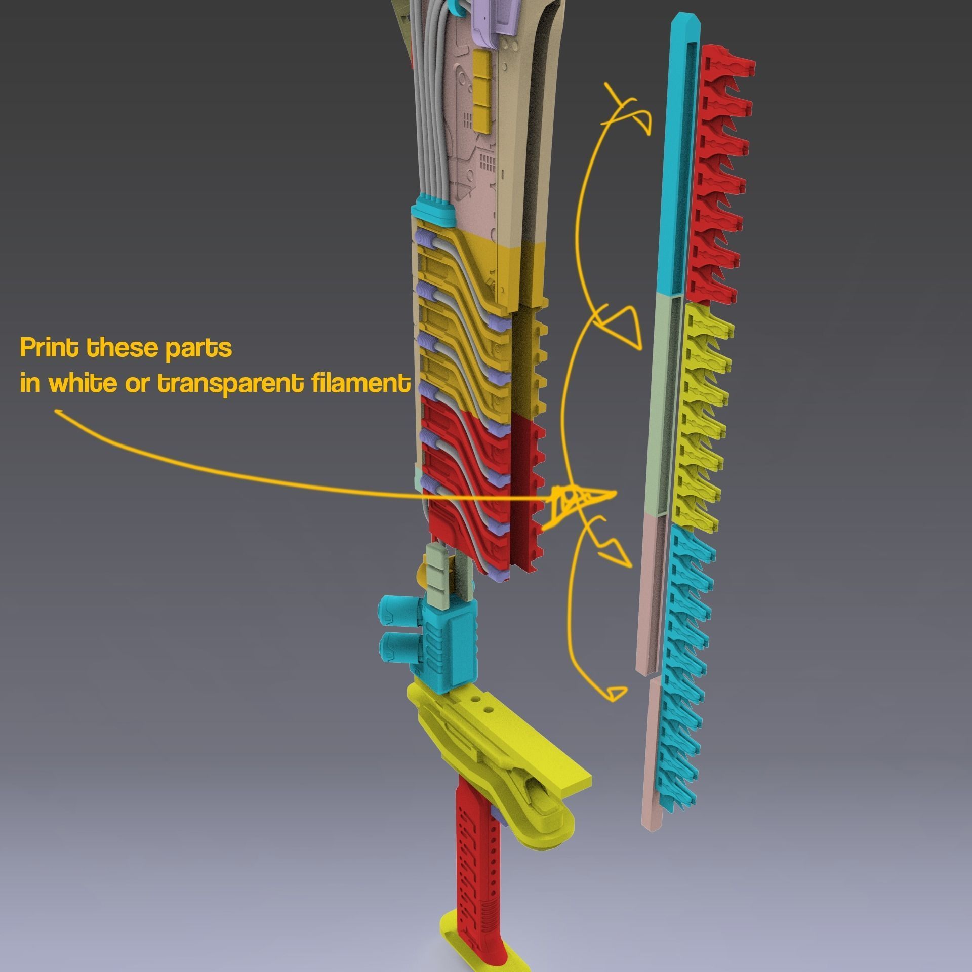 The Lament Destiny 2 3D print model_8