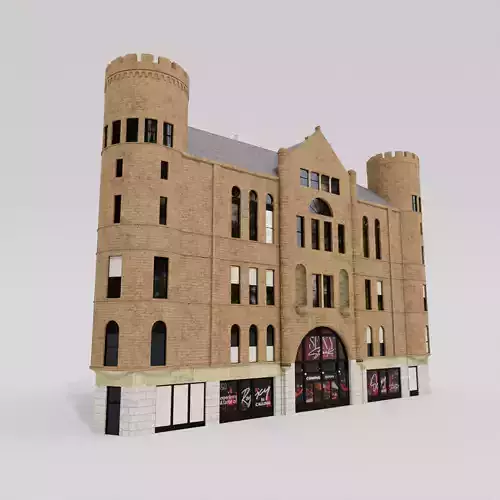 Grand Army of the Republic historical war building 3D model