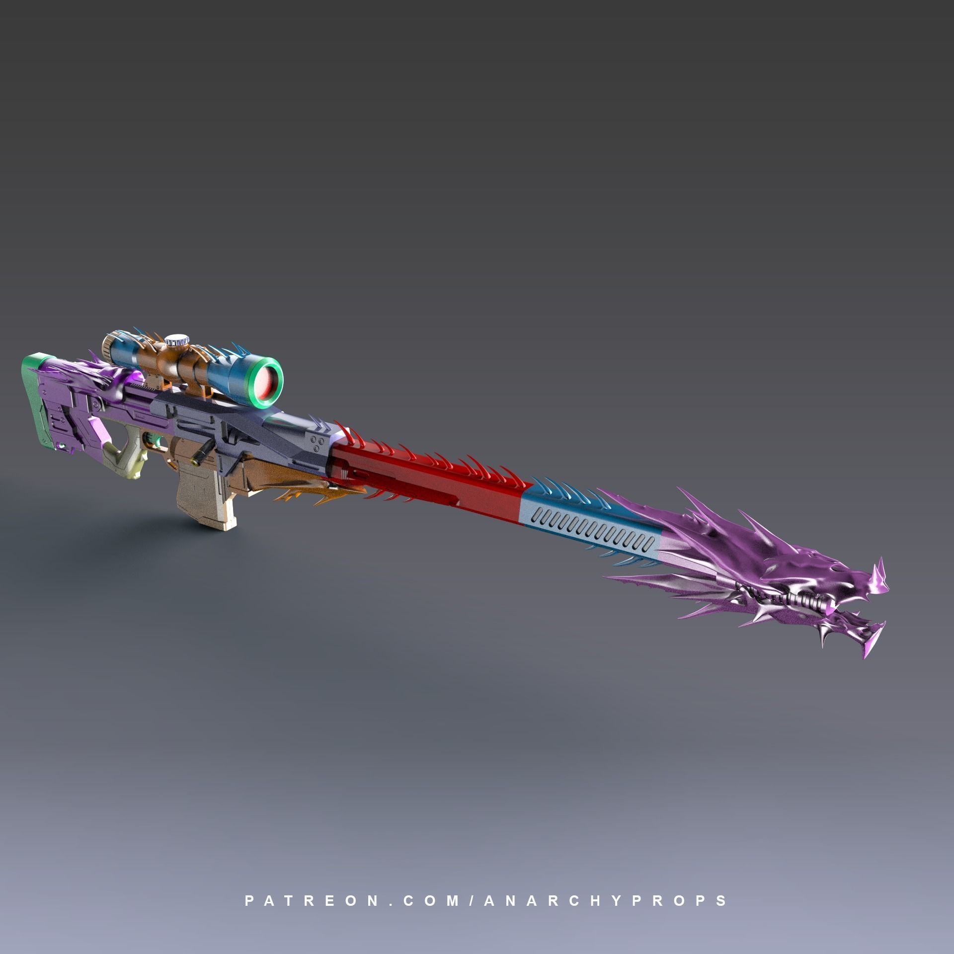 Whisper of the Worm Destiny 2 3D print model_7