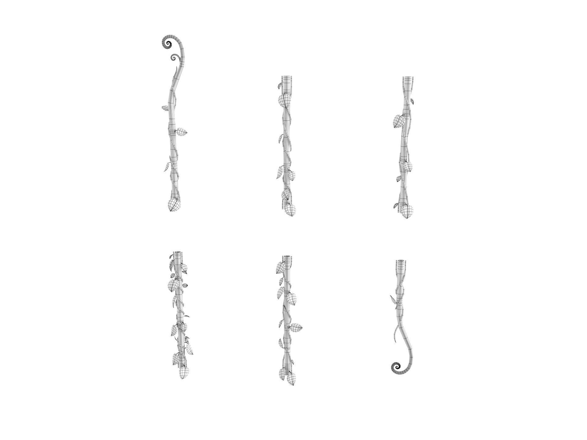 Prop306 Modular Vine 3D model_19