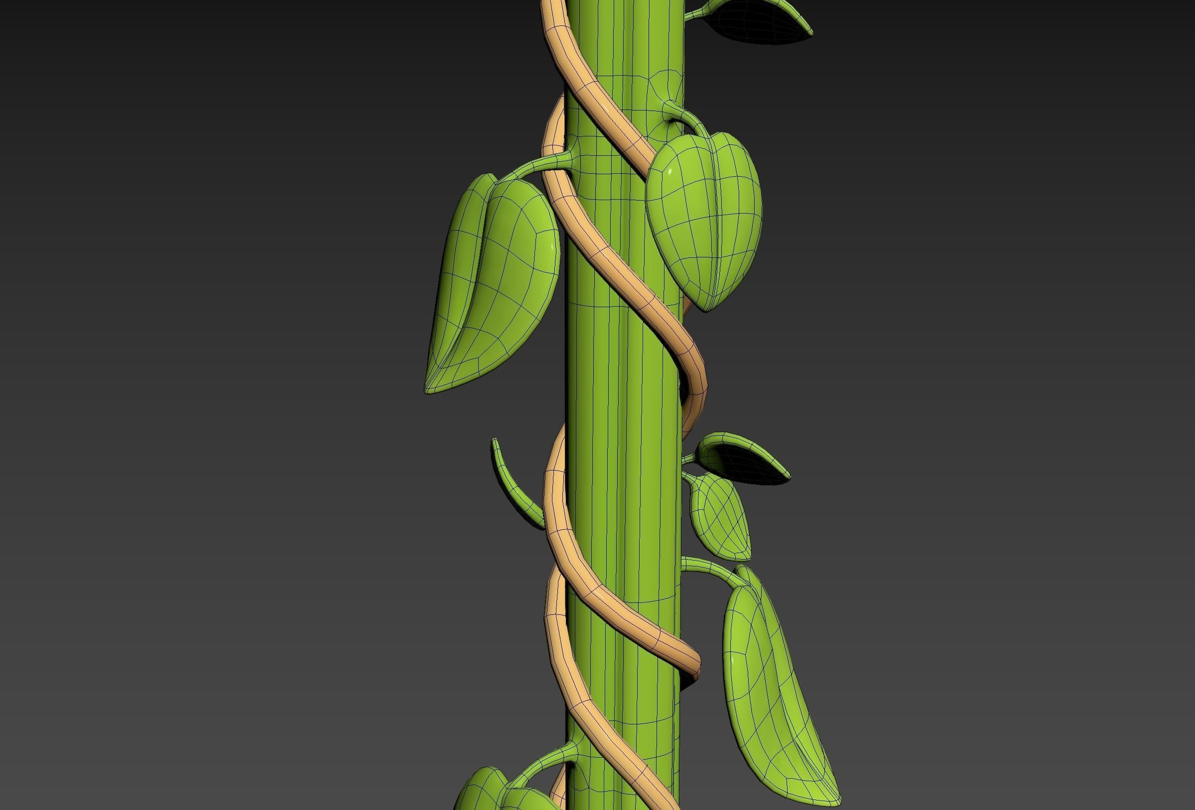 Prop306 Modular Vine 3D model_11