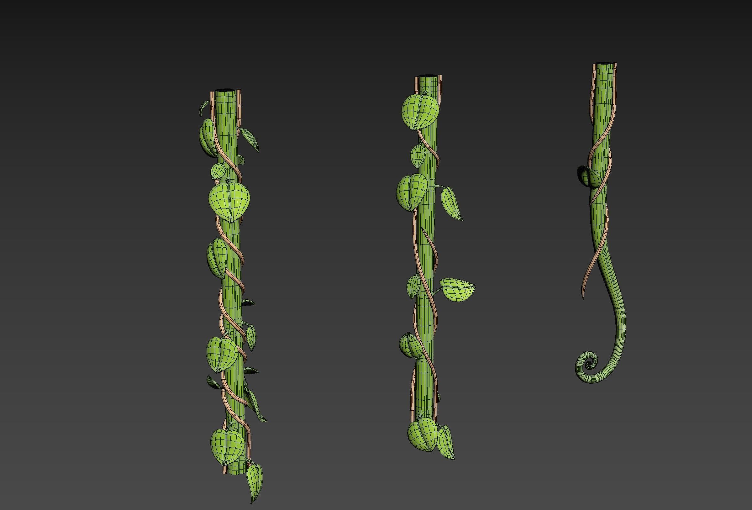 Prop306 Modular Vine 3D model_8