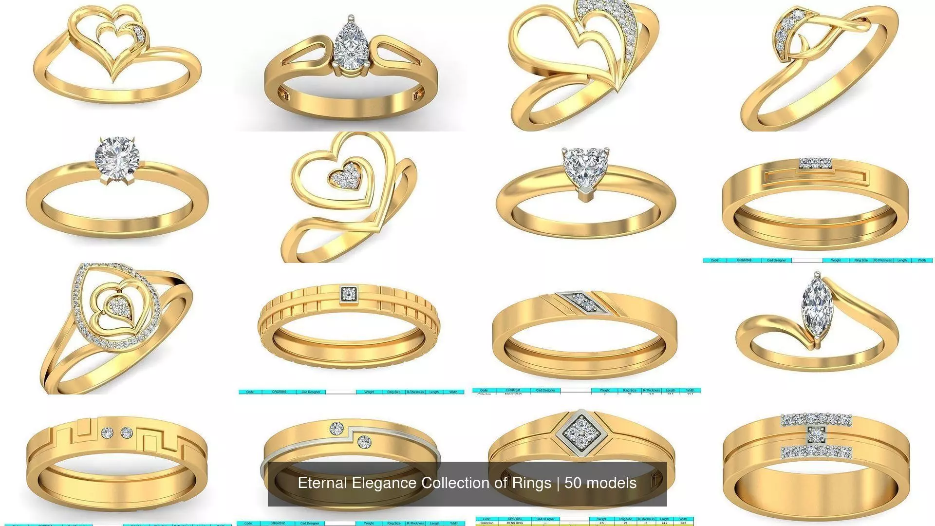 Eternal Elegance Collection of Rings _0