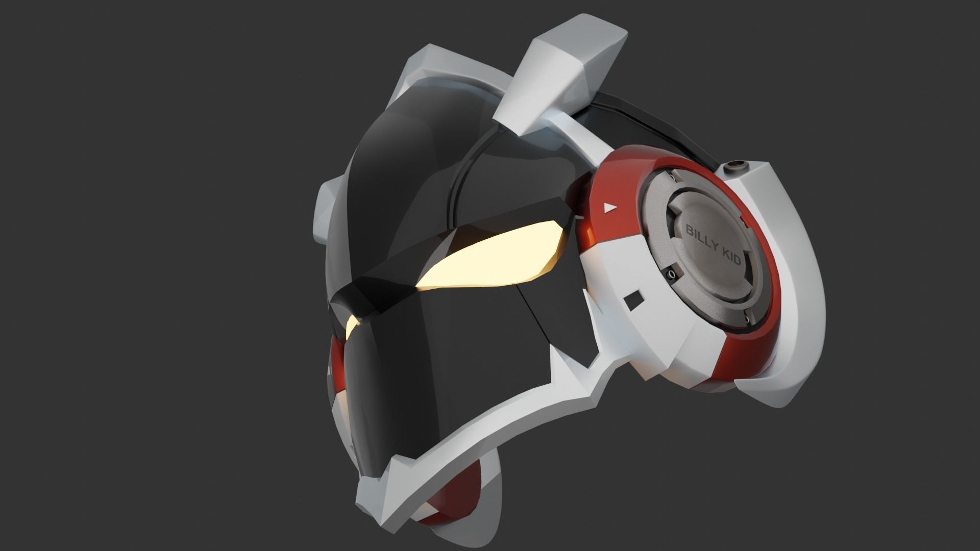 Billy Kid Mask - Zenless Zone Zero 3D model_7