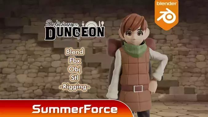 Chilchuck Tims - Delicious in Dungeon 3D model