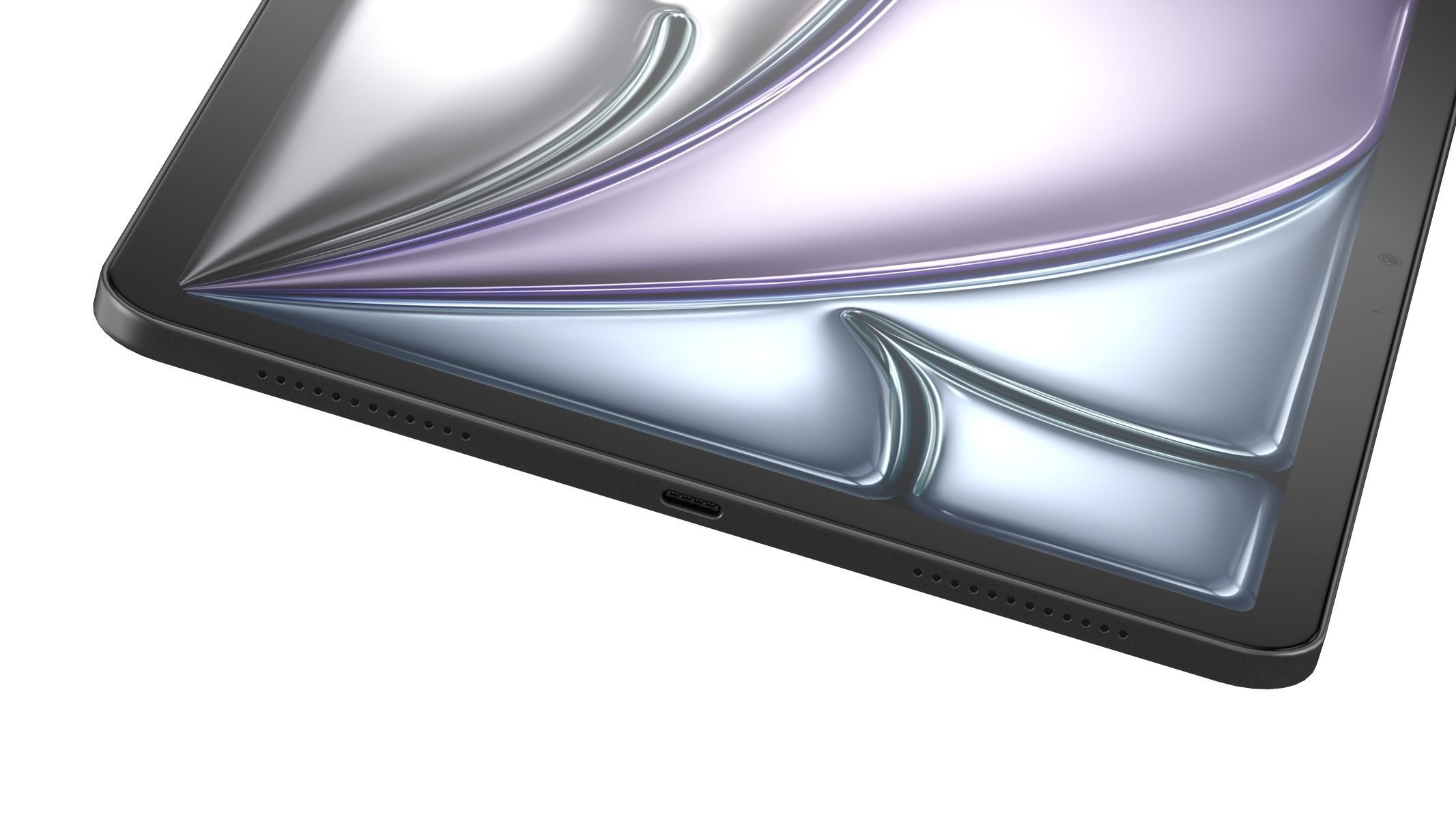 Apple iPad Air 11 2024 Sapce Gray 3D model_5