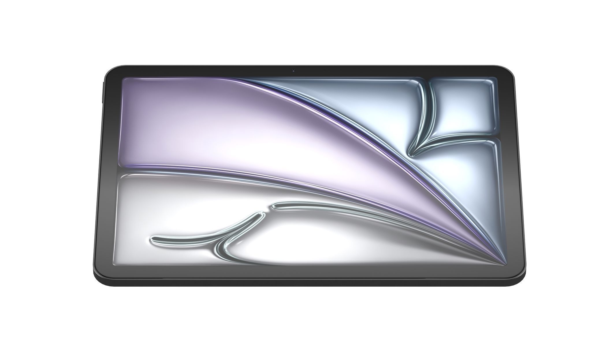 Apple iPad Air 11 2024 Sapce Gray 3D model_3