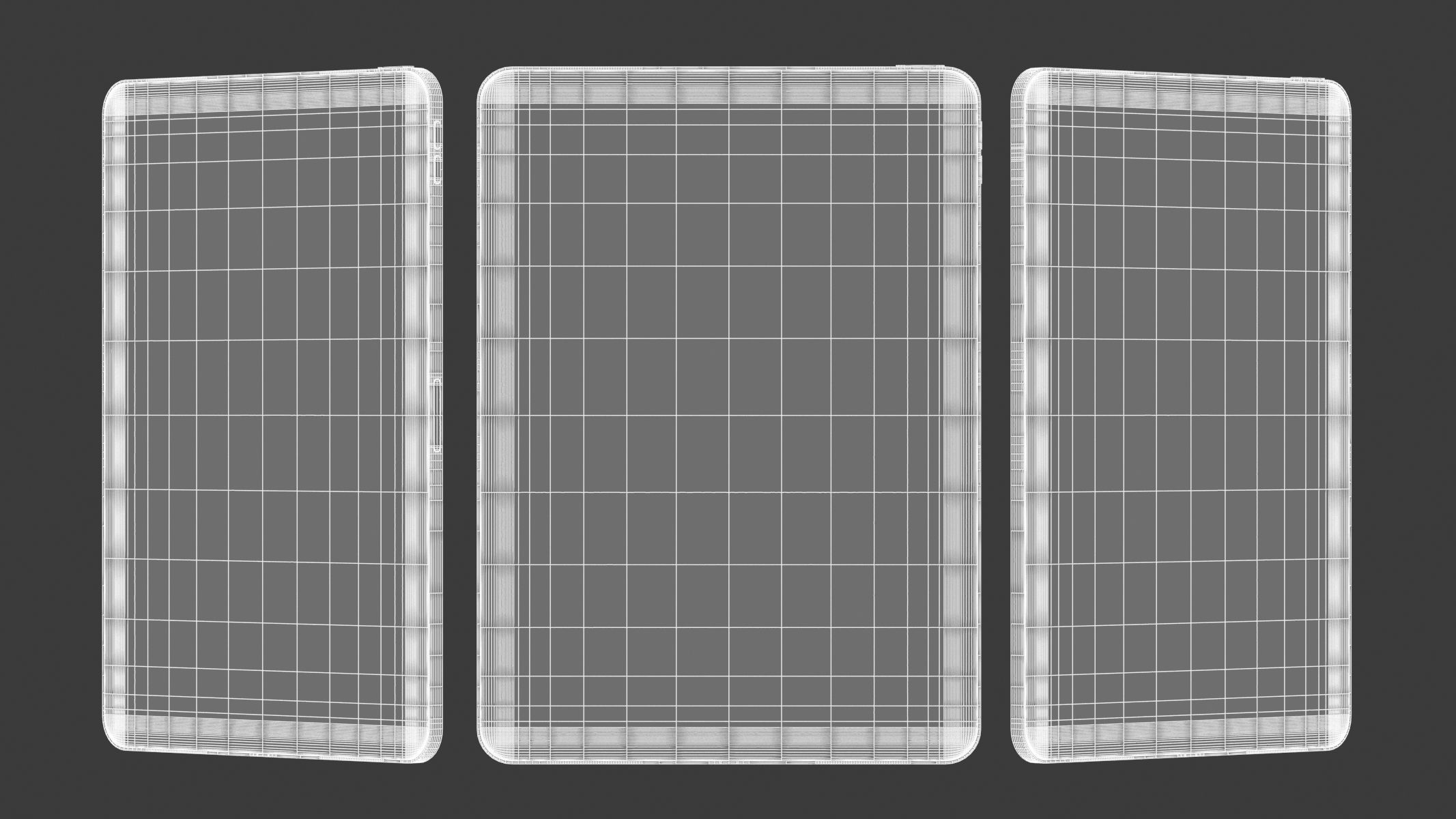 Apple iPad Air 11 2024 Sapce Gray 3D model_17