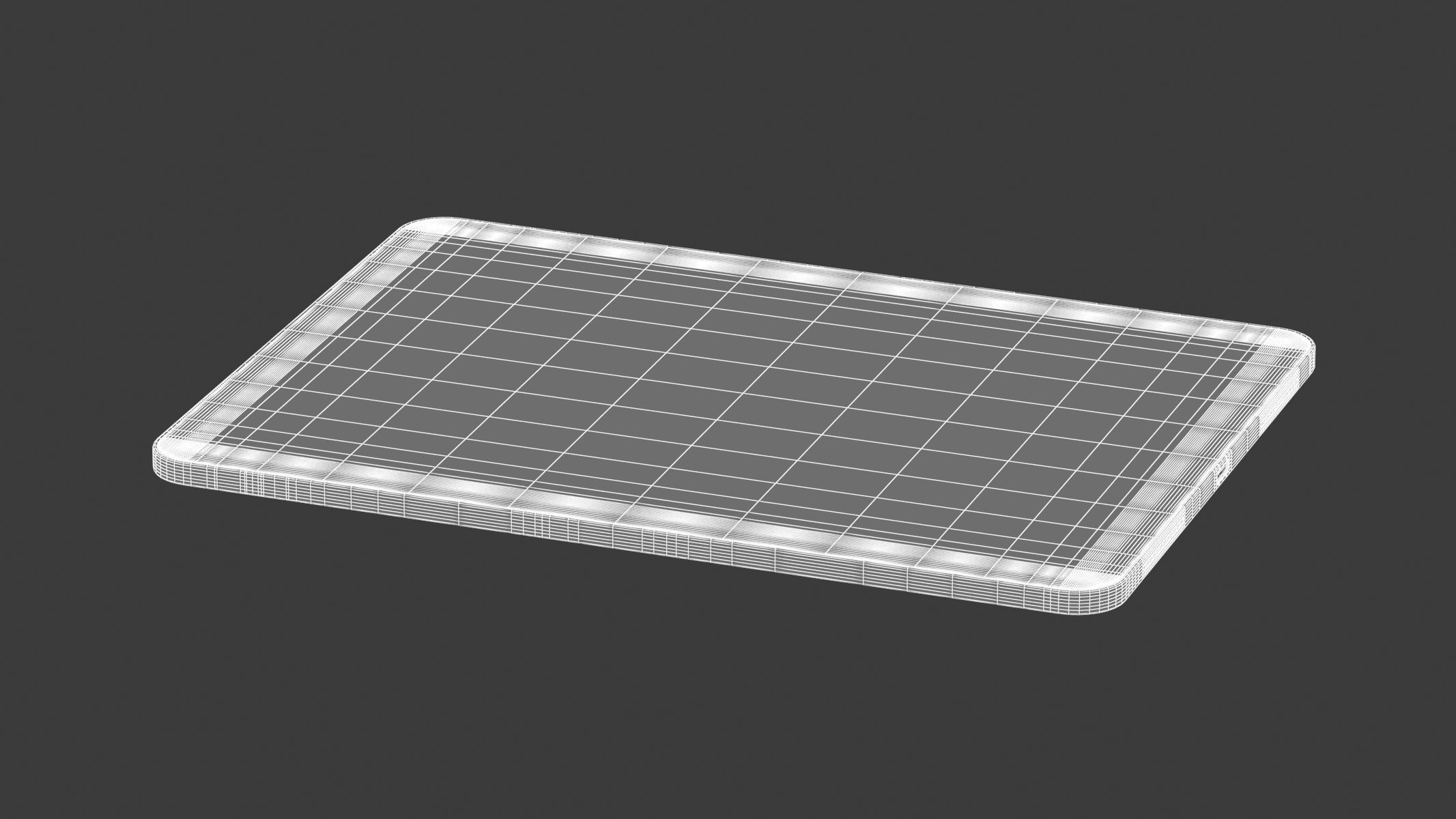 Apple iPad Air 11 2024 Sapce Gray 3D model_14