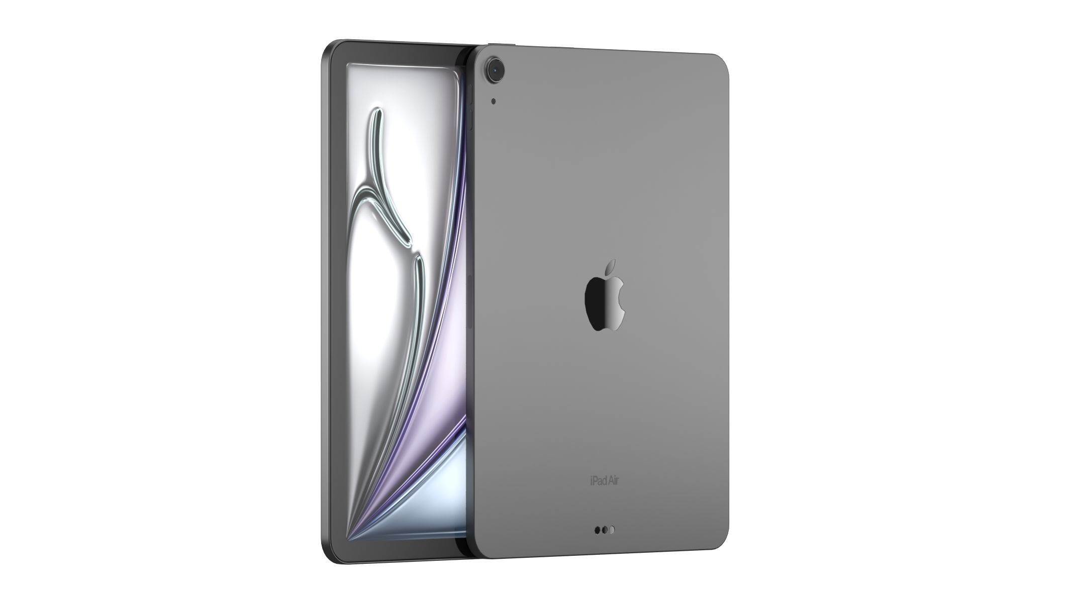 Apple iPad Air 11 2024 Sapce Gray 3D model_1