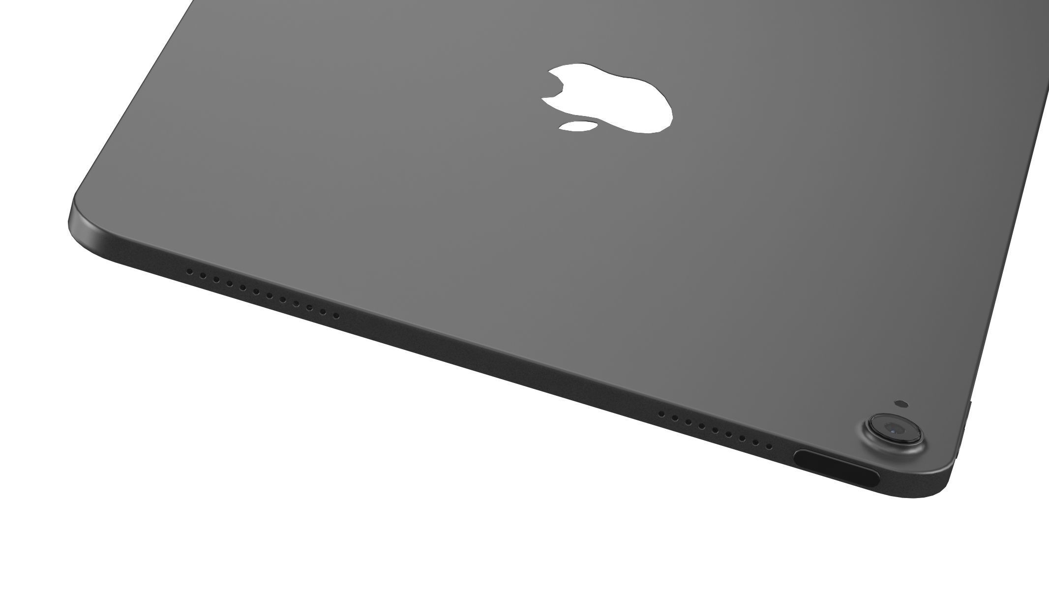 Apple iPad Air 11 2024 Sapce Gray 3D model_6