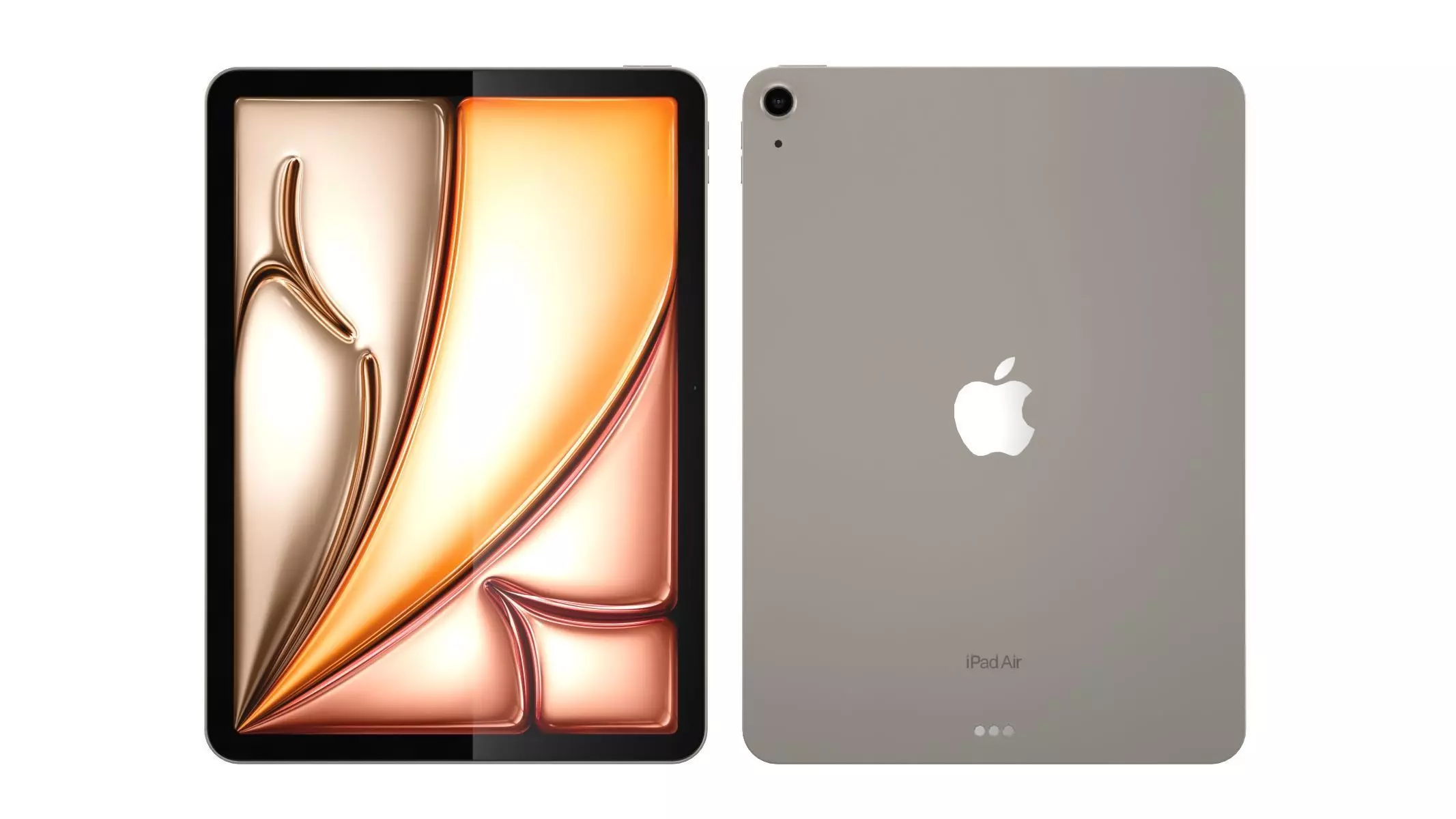 Apple iPad Air 11 2024 Starlight 3D model