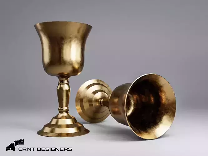 Antique Chalice Low-poly 3D model
