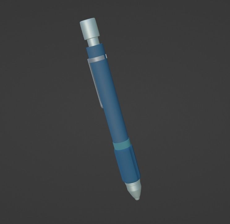 Mechanical pencil 3D model_2