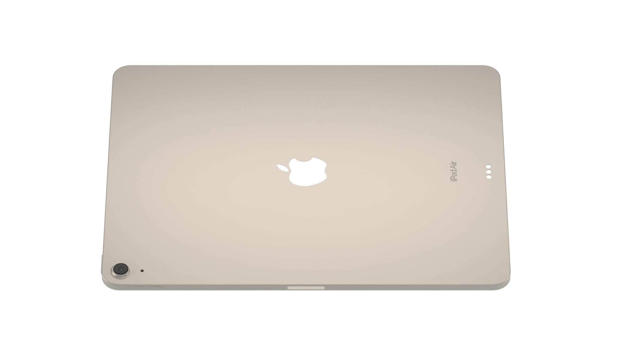 Apple iPad Air 13 2024 Starlight 3D model_2