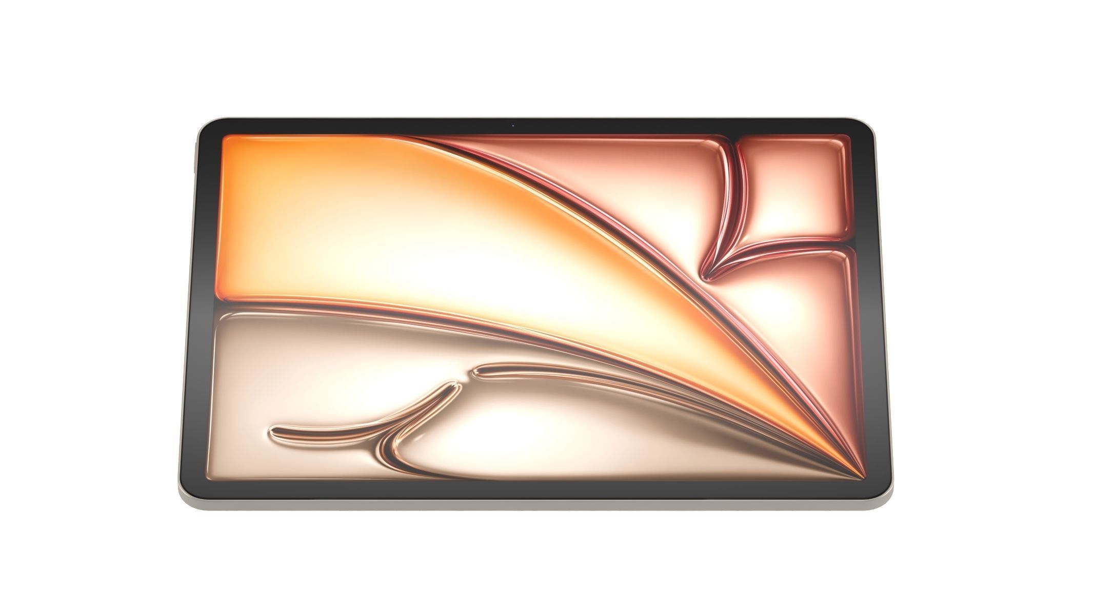 Apple iPad Air 13 2024 Starlight 3D model_3