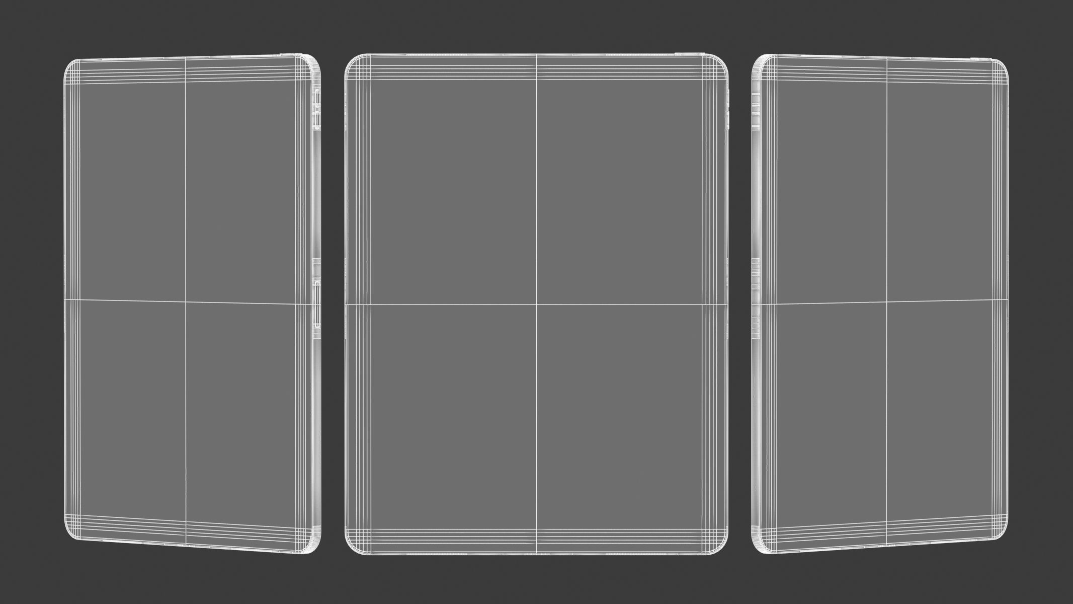 Apple iPad Air 13 2024 Starlight 3D model_17