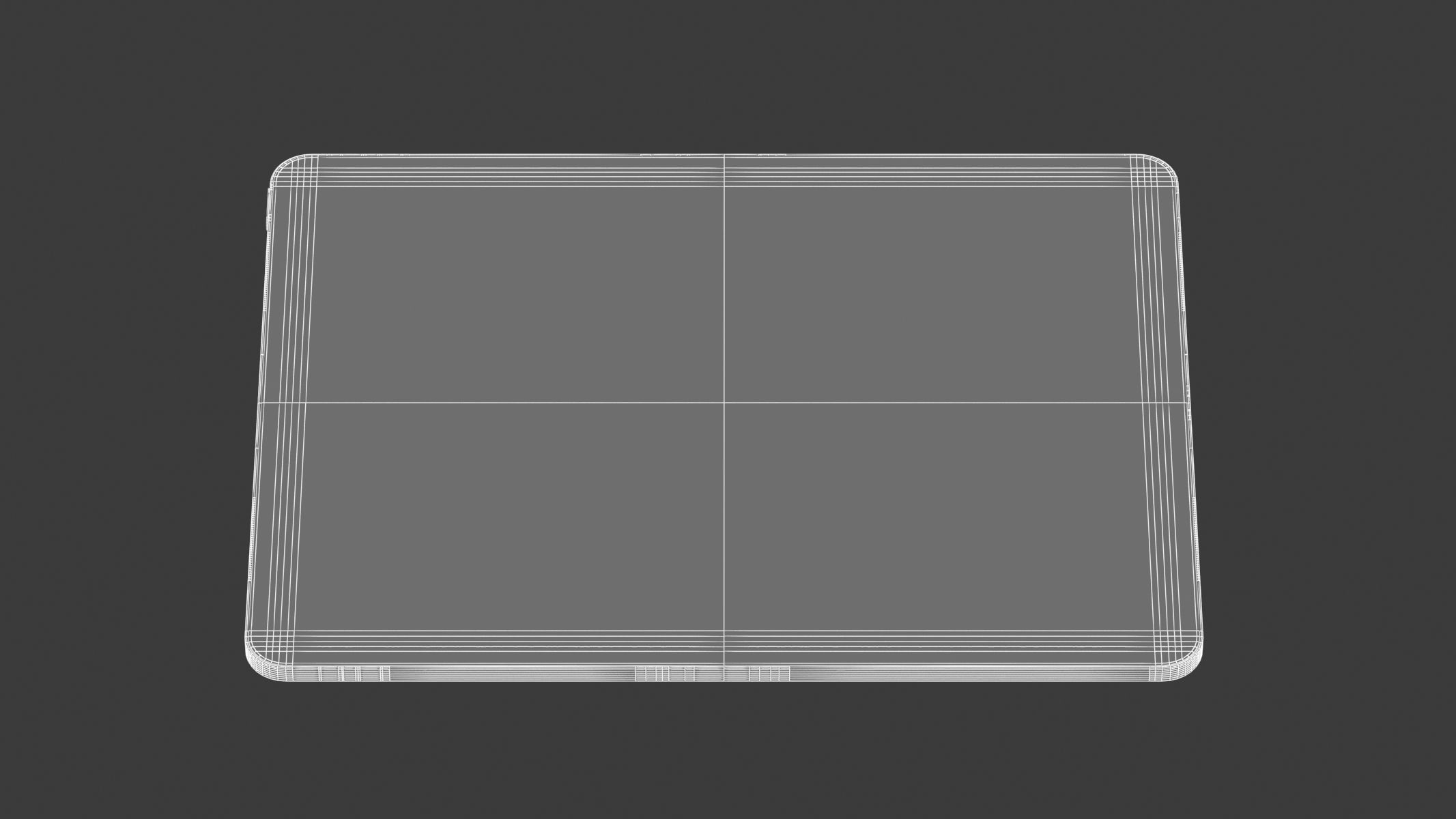 Apple iPad Air 13 2024 Starlight 3D model_13