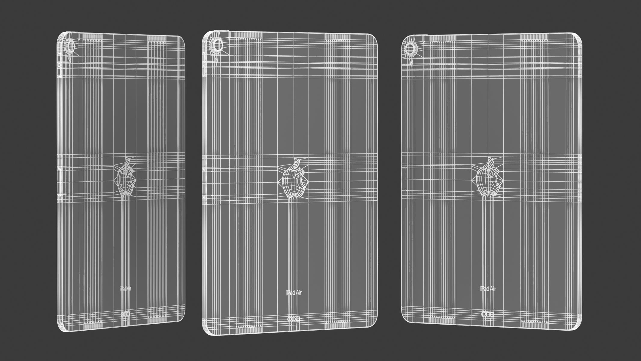 Apple iPad Air 13 2024 Starlight 3D model_18