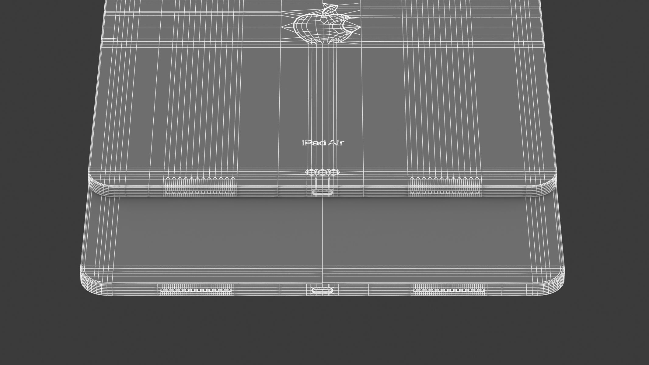 Apple iPad Air 13 2024 Starlight 3D model_19