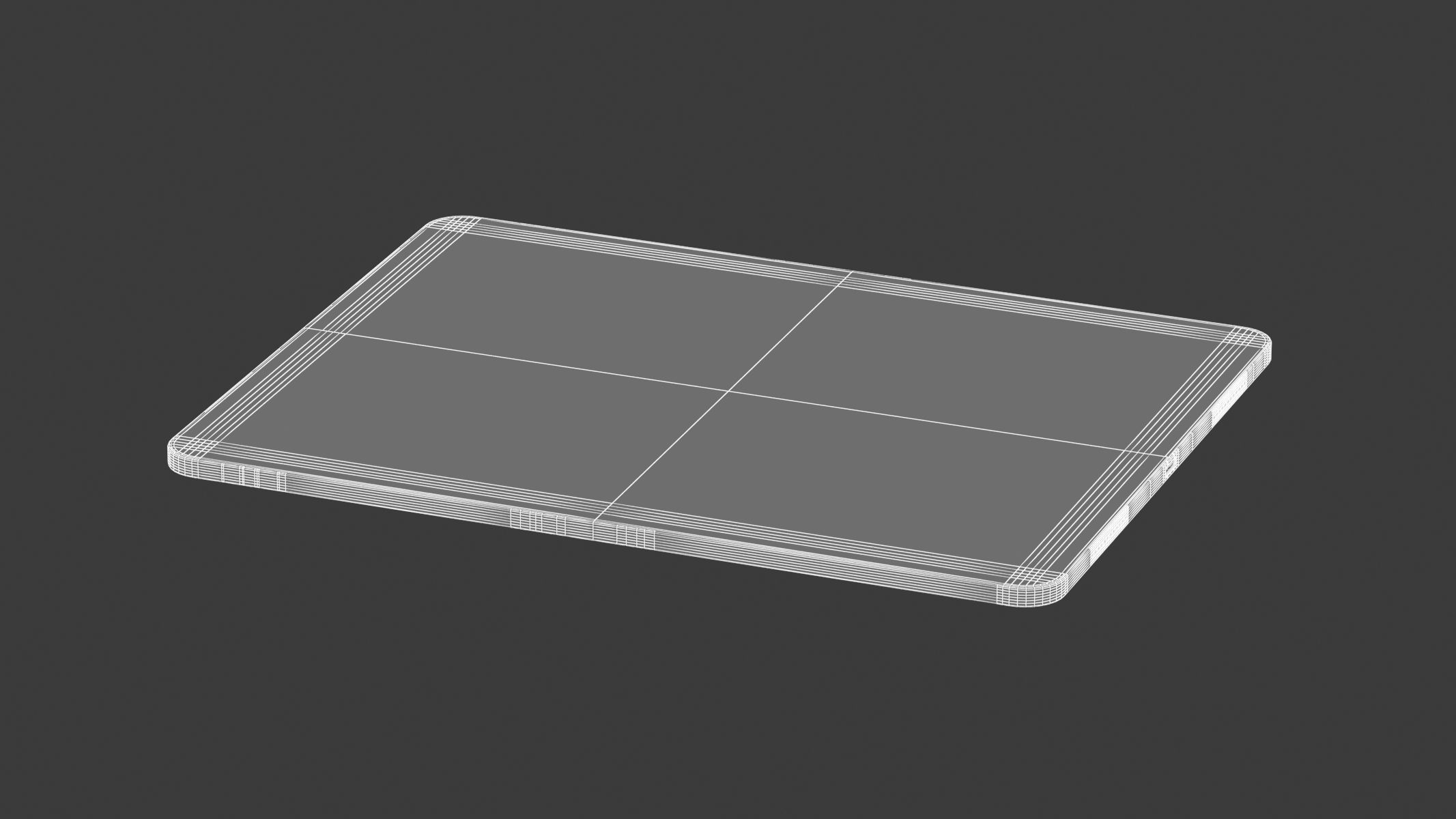 Apple iPad Air 13 2024 Starlight 3D model_14