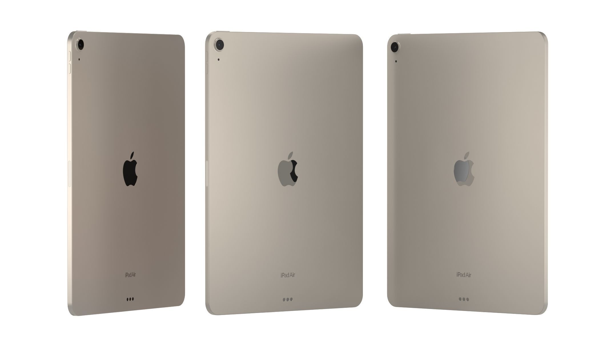 Apple iPad Air 13 2024 Starlight 3D model_8