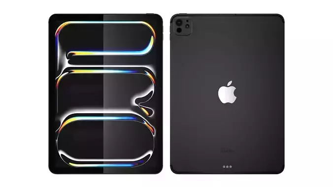 Apple iPad Pro 11 2024 Space Black  3D model