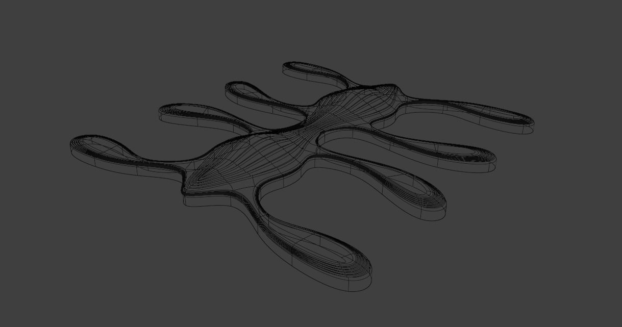 3D Model of a Modern Airport Low-poly 3D model_3