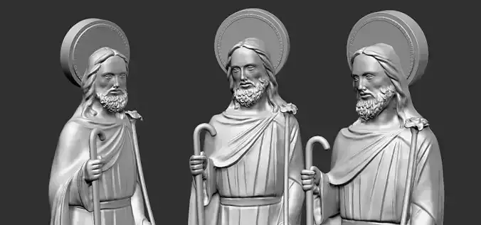 Saint Joseph - High Poly Decimated
