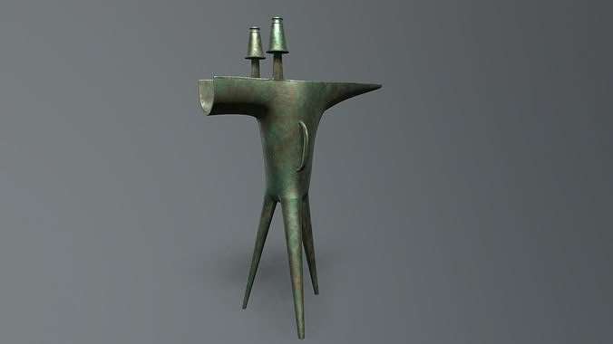 wine goblet Low-poly 3D model