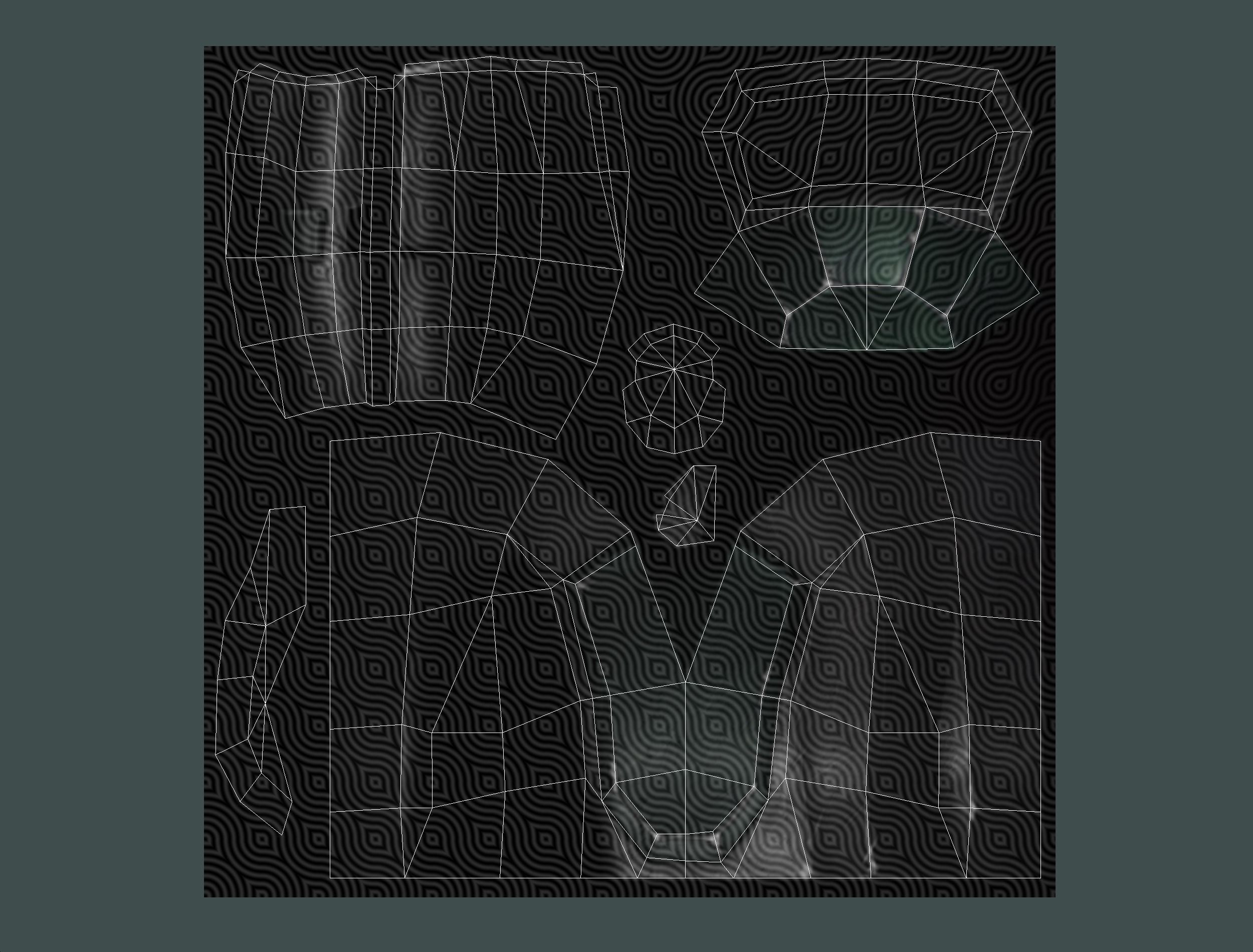 Cartoon Sci-Fi Cyborg Drone Sniper Soldier Low-poly 3D model_73