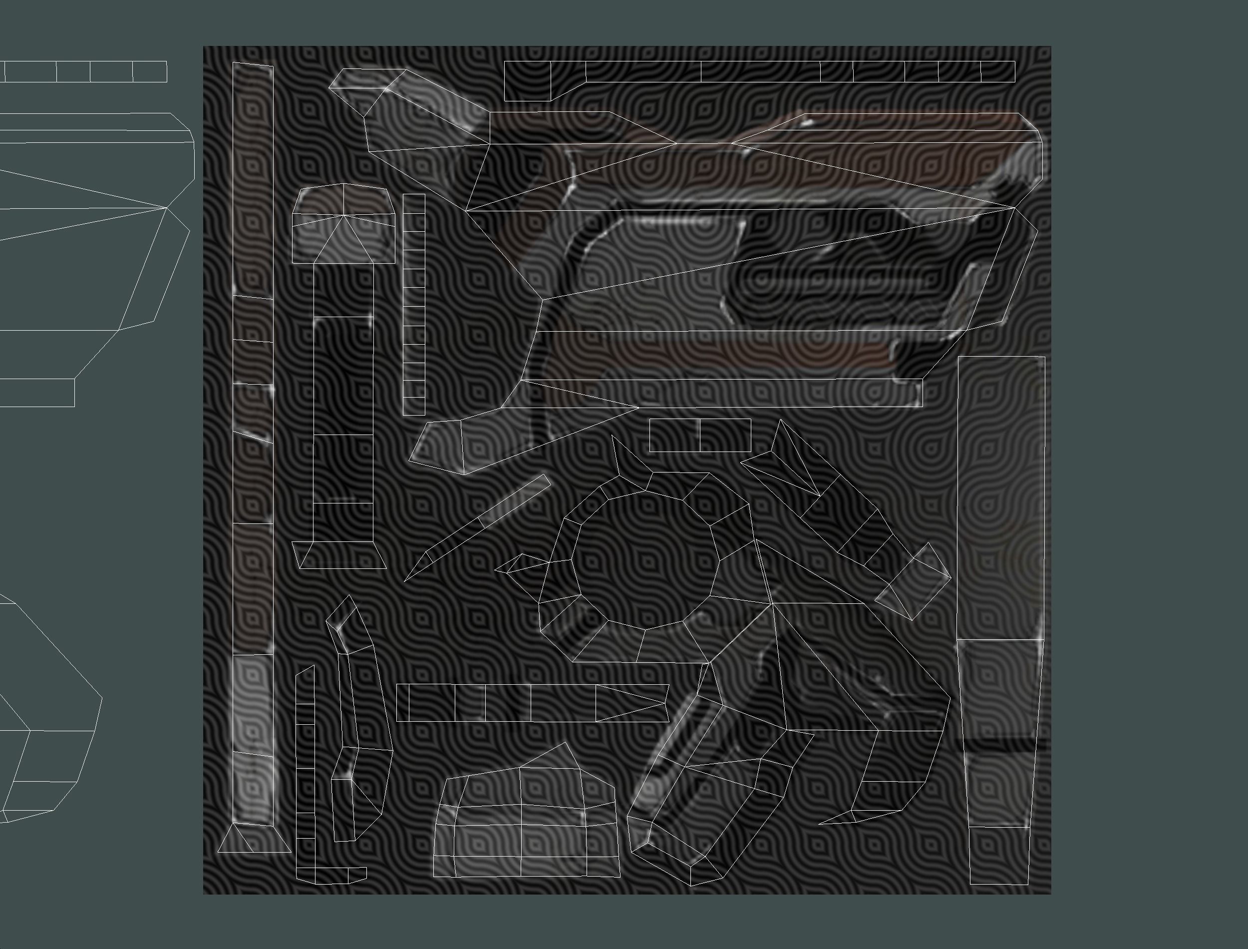 Cartoon Sci-Fi Cyborg Drone Sniper Soldier Low-poly 3D model_70