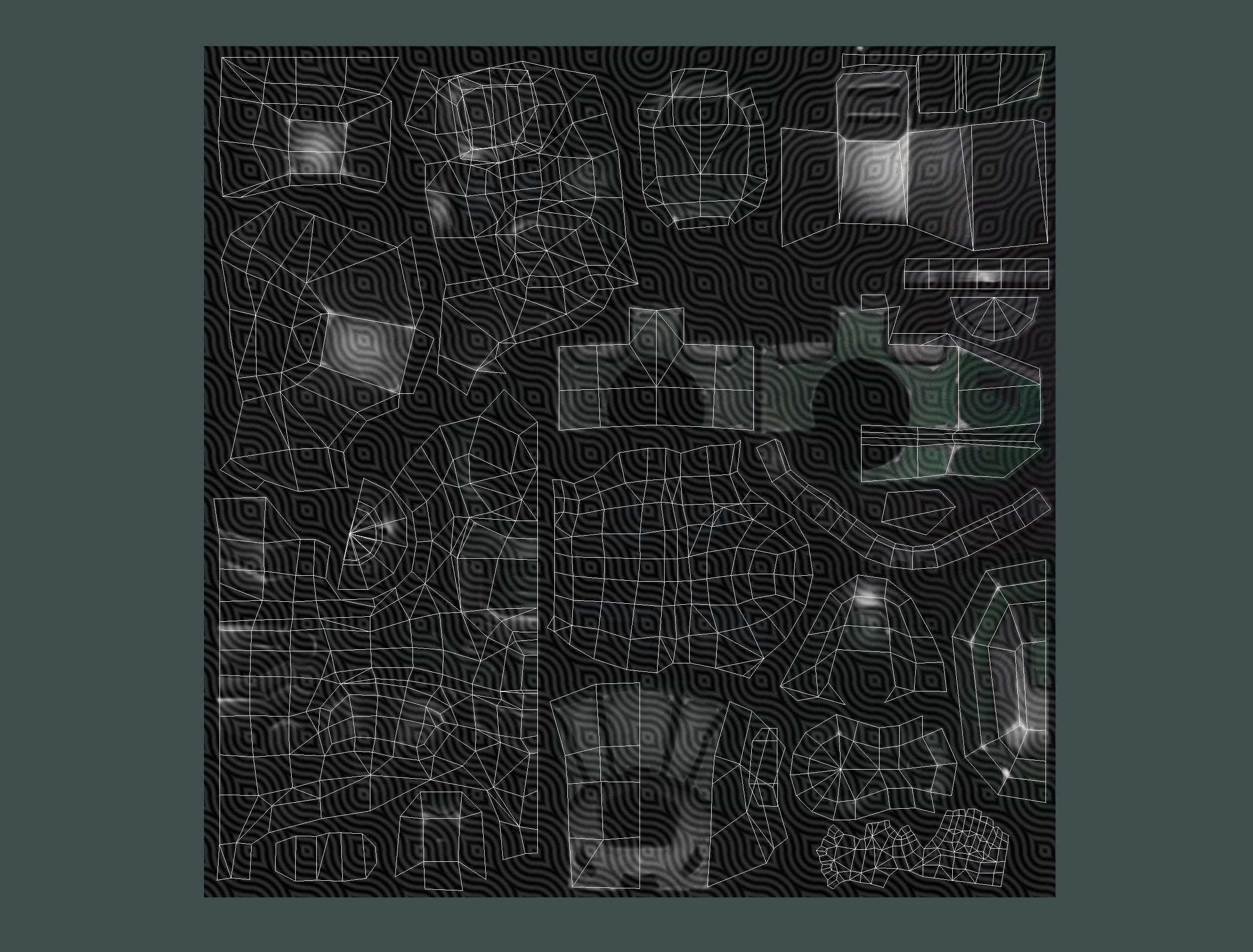 Cartoon Sci-Fi Cyborg Drone Sniper Soldier Low-poly 3D model_72