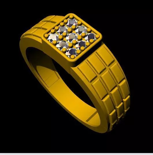 men ring 3dm file 3D print model